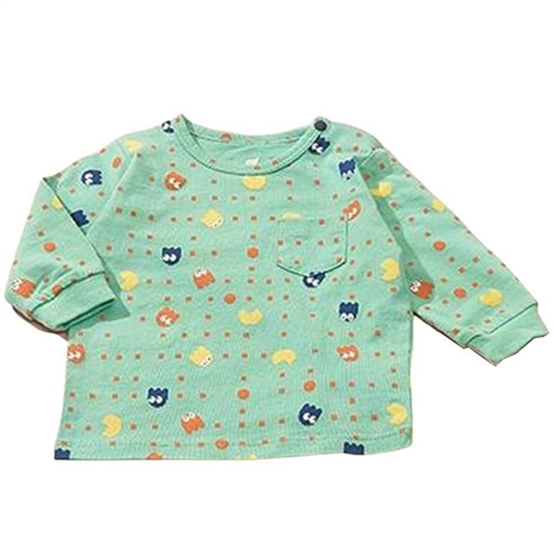 Bán Áo bé trai cài vai Lullaby NH96B (Xanh Green)