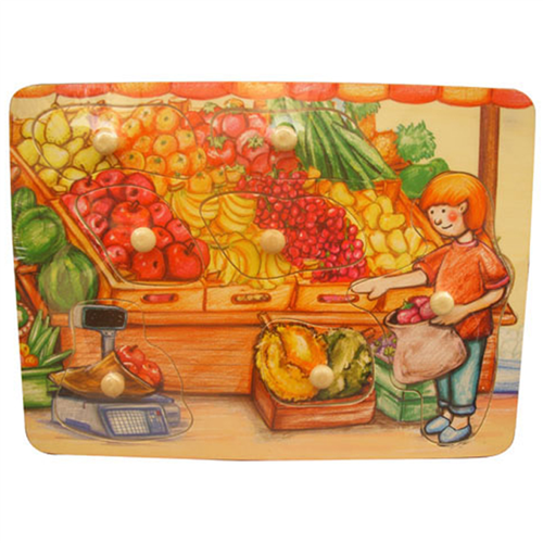 Bán Đồ chơi gỗ toptoys - Bảng nhận hình Trái cây 98324