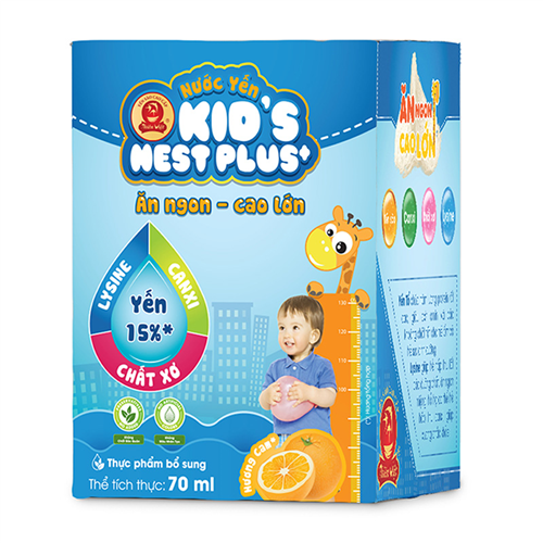 Bán Nước yến Kid's Nest Plus+ hương cam (70ml)