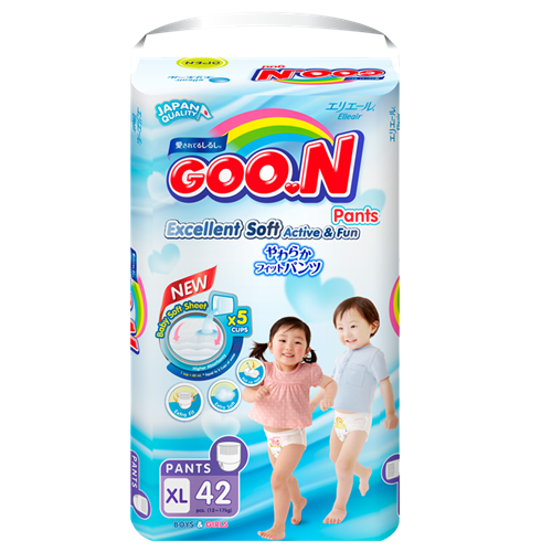 Bán Tã - Bỉm quần GOO.N Slim XL42 ( cho bé 12-17kg)