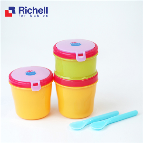 Bán Hộp đựng đồ ăn kèm thìa Richell RC45400(bằng nhựa)