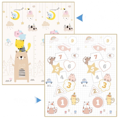 Bán Thảm xốp XPE gấp gọn Royalcare MAT-06 in gấu chữ số (180*200)