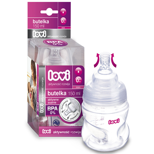 Bán Bình sữa cổ rộng Lovi 150ml