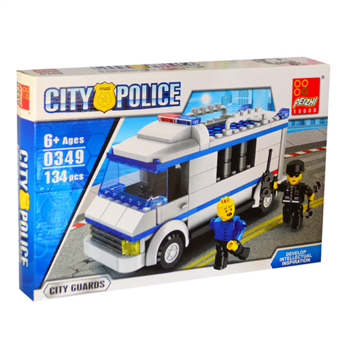Bán Hộp lắp ráp lego xe cảnh sát 134pcs No.0349