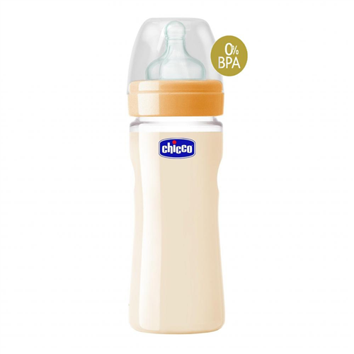 Bán Bình sữa Wellbeing nhựa PES 330ml núm silicone