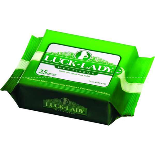 Bán Giấy ướt Luck Lady 25 tờ không mùi