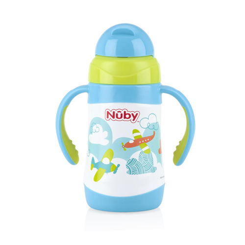 Bán Bình uống nước giữ nhiệt inox 360 độ Nuby 280ml