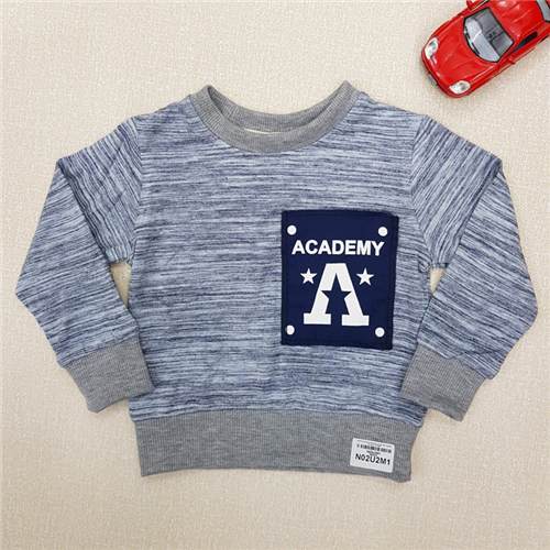 Bán Áo dài tay bé trai thêu chữ A (1-6T)
