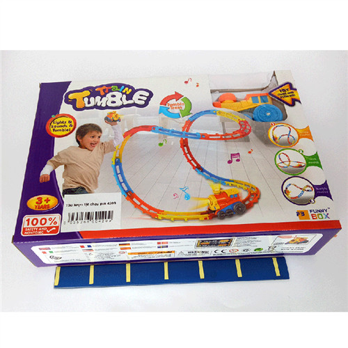 Bán Bộ đồ chơi tàu lượn chạy Pin 4209