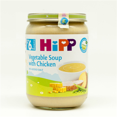 Bán Dinh dưỡng đóng lọ HiPP sạch  - Súp rau thịt gà 190g