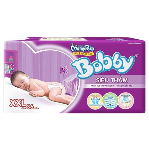 Bán Tã-bỉm dán Bobby XXL36