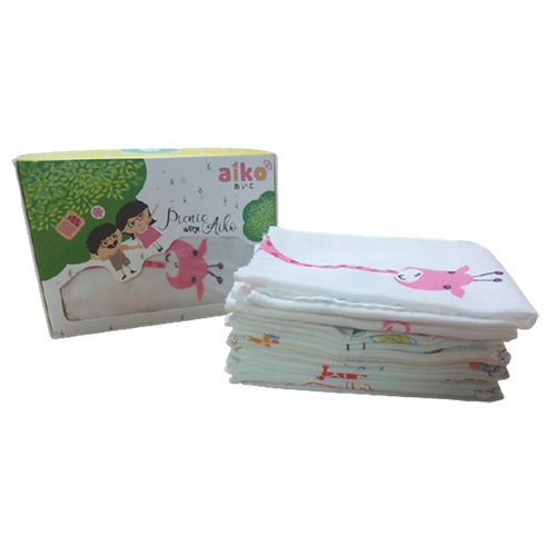 Bán Khăn sữa in hình cao cấp Aiko 25x30