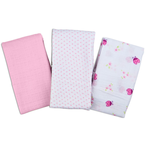 Bán Khăn quấn Summer Muslin 3pk Girl