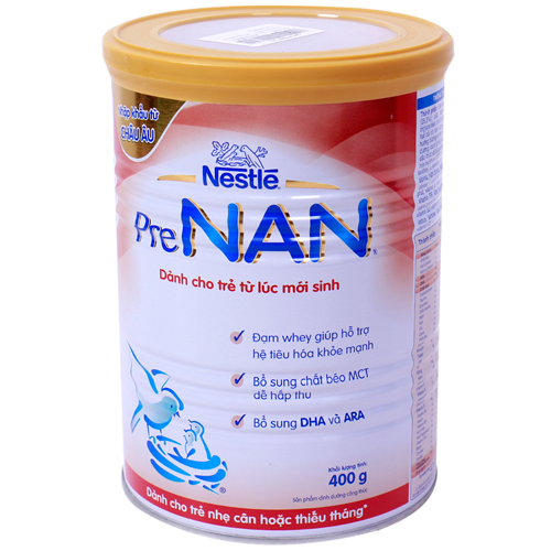Bán Sữa bột Pre Nan 400g - cho trẻ thiếu tháng