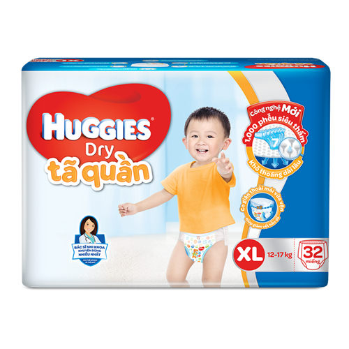 Bán Tã - bỉm quần Huggies XL32 (12-17kg)