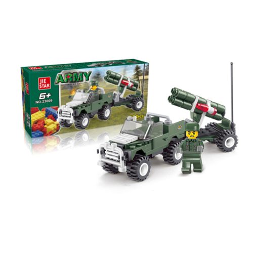 Bán Đồ chơi xếp hình Jie Star 23009 - Xe quân sự