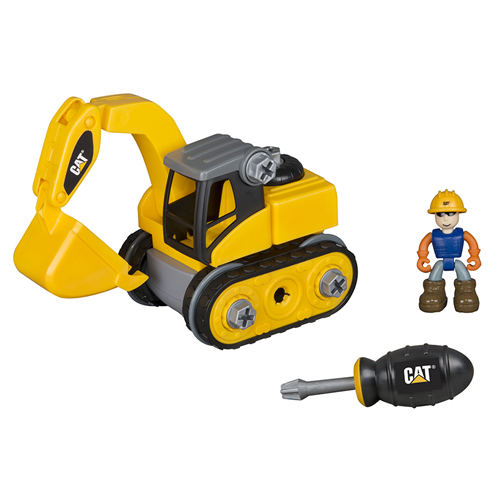 Bán Bộ đồ chơi lắp ráp CAT - Xe đào đất và công nhân CAT80903