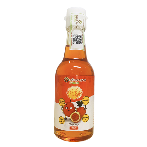 Bán Dầu gấc ăn dặm Sống Sạch Food (60ml)