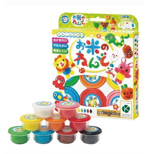 Bán Bộ 9 hộp đất nặn bột gạo GINCHO (mẫu 1)