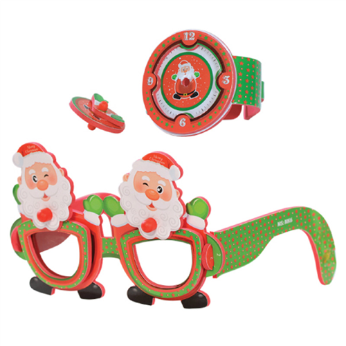 Bán Kính 3D đồng hồ con quay Kibu (mắt kính vuông) - Ông già Noel