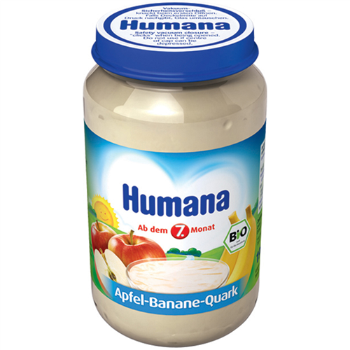 Bán Thức ăn dinh dưỡng Humana táo chuối phô mai