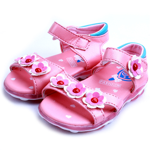 Bán Dép sandal bé gái đính hoa (1-4 tuổi)