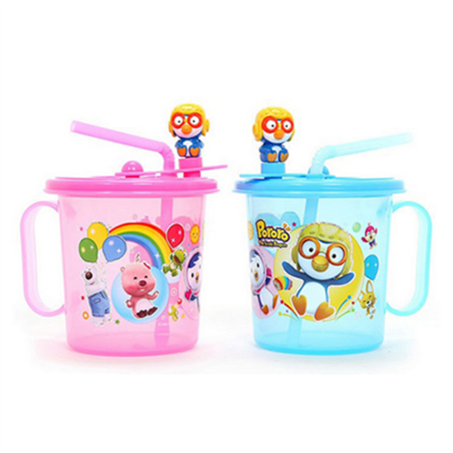 Bán Cốc uống nước có ống hút pororo