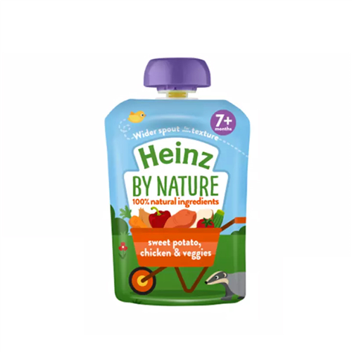 Bán Hỗn hợp rau củ, thịt gà, khoai lang nghiền Heinz 130g (7M+)