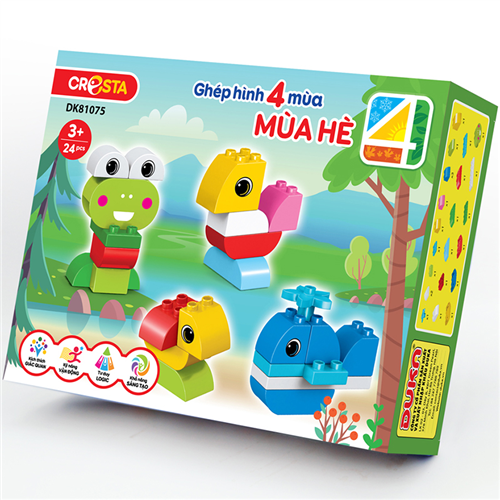 Bán Đồ chơi ghép hình 4 mùa Cresta - Mùa hè DK81075-24