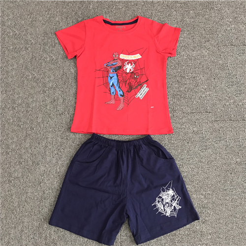 Bán Bộ quần áo cộc bé trai in hình nhện (1-4T)