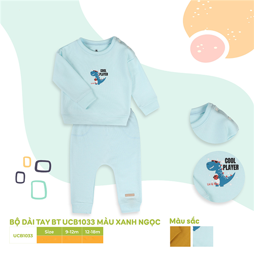 Bán Bộ dài tay Uri&Finn BT UCB1033 (xanh ngọc)