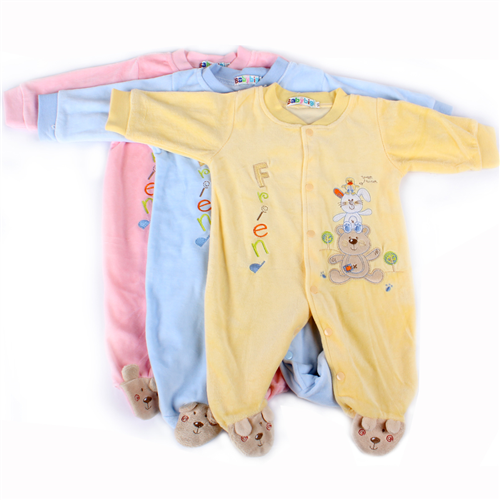 Bán Body liền cho bé vải nhung 897 nhiều màu