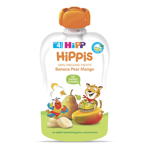 Bán Dinh dưỡng trái cây nghiền hữu cơ HiPPiS Organic (Chuối, Lê, Xoài)
