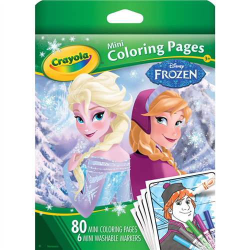 Bán Bộ bút giấy tô màu Crayola hình Frozen 0450620000