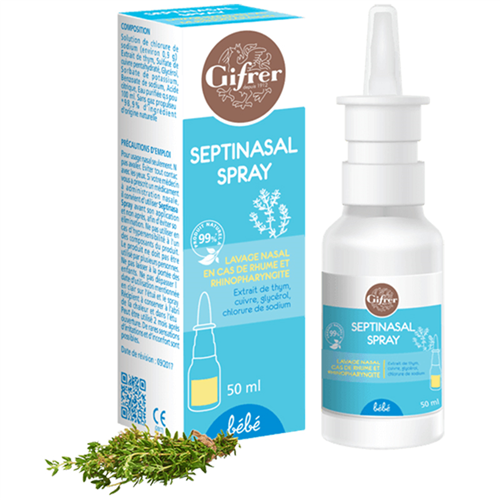 Bán Xịt rửa mũi kháng viêm cho trẻ Gifrer Septinasal Spray 50ml (3M+)