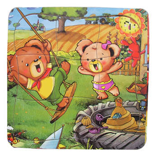Bán Đồ chơi gỗ toptoys - Tranh ghép gia đình nhà gấu 98127B