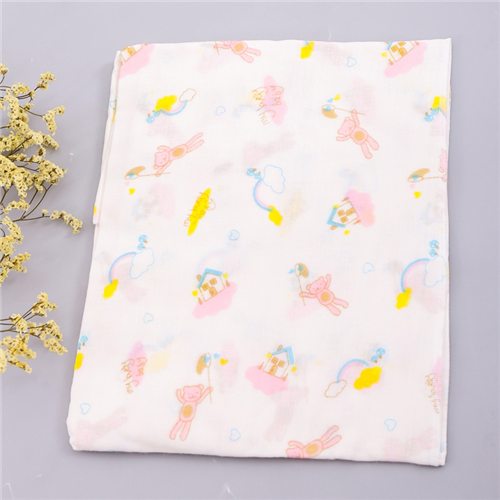 Bán Khăn tắm xô 4 lớp Kiba in hình (80*80cm)