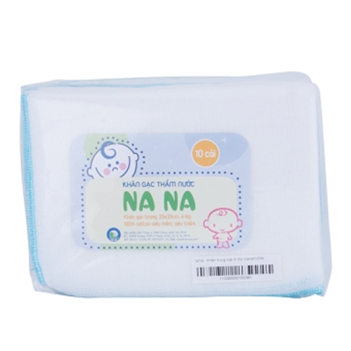 Bán Khăn sữa sơ sinh Nana 4 lớp loại trung (25x33cm)