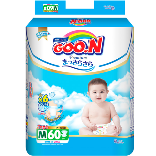 Bán Tã bỉm dán GooN Premium M60