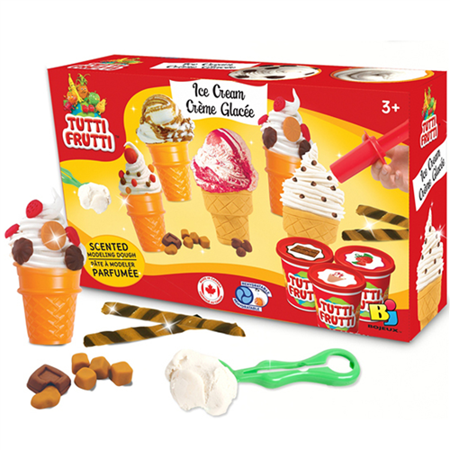 Bán Đồ chơi đất nặn - Kem ốc quế(Bộ có 3 mùi)