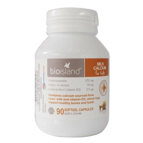 Bán Viên uống Milk Calcium Bio Island Úc (90 viên)