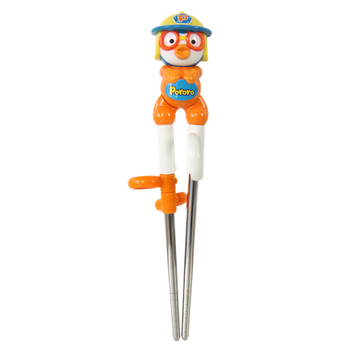 Bán Đũa tập ăn inox Edison hình Pororo (nhiều màu)