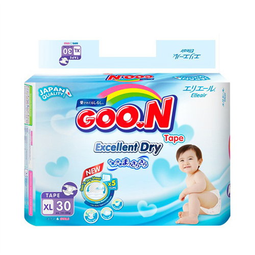 Bán Tã - bỉm dán Goon Slim XL30 (12-20kg)