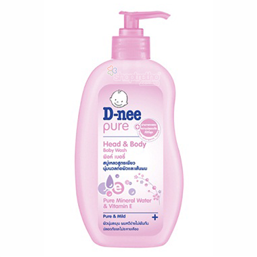 Bán Tắm gội toàn thân Baby Dnee (0-3t) 380ml (hồng)