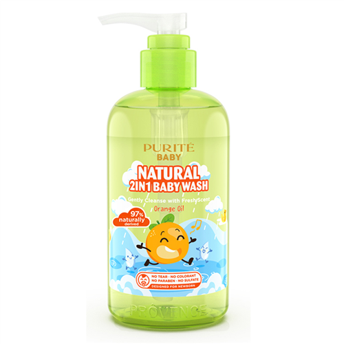 Bán Sữa tắm gội thiên nhiên Purité Baby tinh dầu cam
