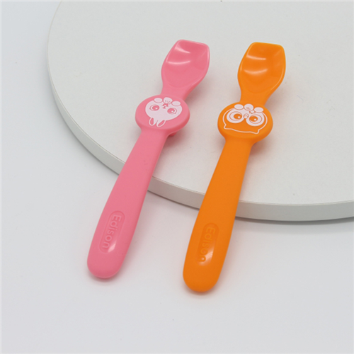 Bán Set 2 thìa ăn dặm silicon Edison hình thỏ, cú mèo