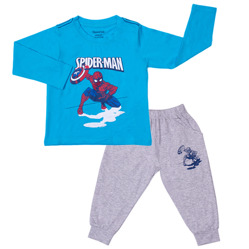 Bán Bộ quần áo cotton bé trai in hình Spider-Man (1-6T)