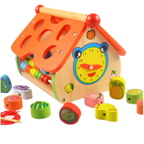 Bán Đồ chơi gỗ A+ dạng ngôi nhà thả khối AYZ0129