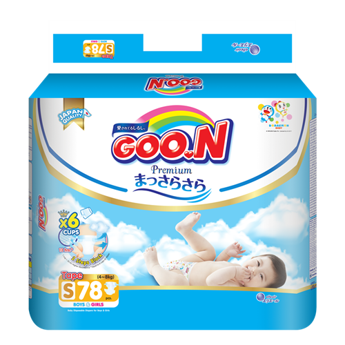 Bán Tã - Bỉm dán GOO.N Premium S78 (4-8kg)