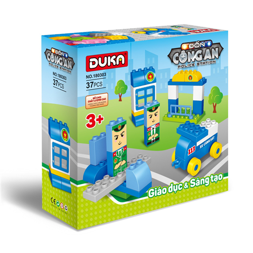 Bán Đồ chơi xếp hình Duka No.180303 - Đồn công an